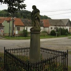 Sloup se sochou svatého Rocha