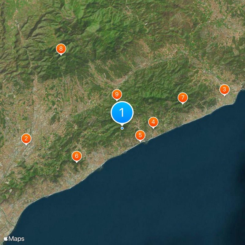 Maresme Mapa