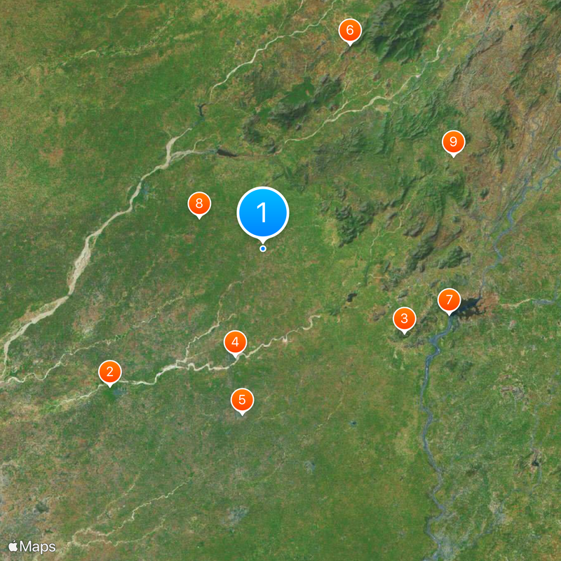 Banas Dairy Map