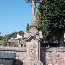Stone cross in Čermná