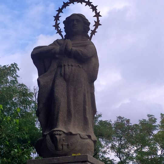 Socha Immaculaty, božia muka, socha