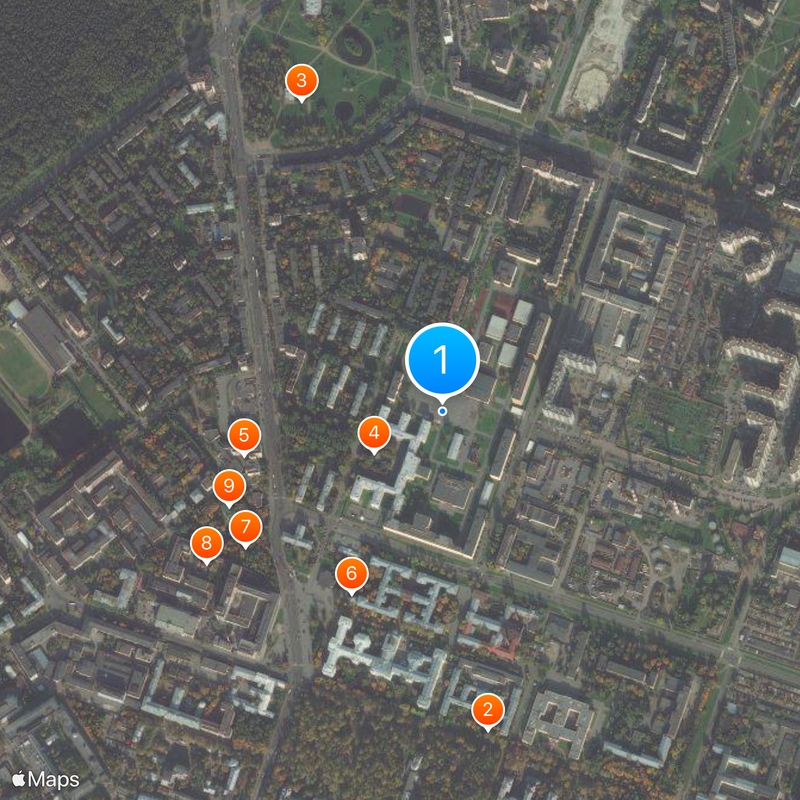 Military Academy of the Signal Corps Mapa