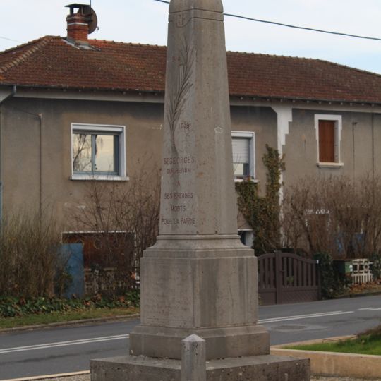 Monument aux morts de Saint-Georges-sur-Renon