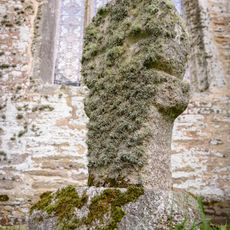 Wayside cross in St Allen churchyard, 2m east of the church
