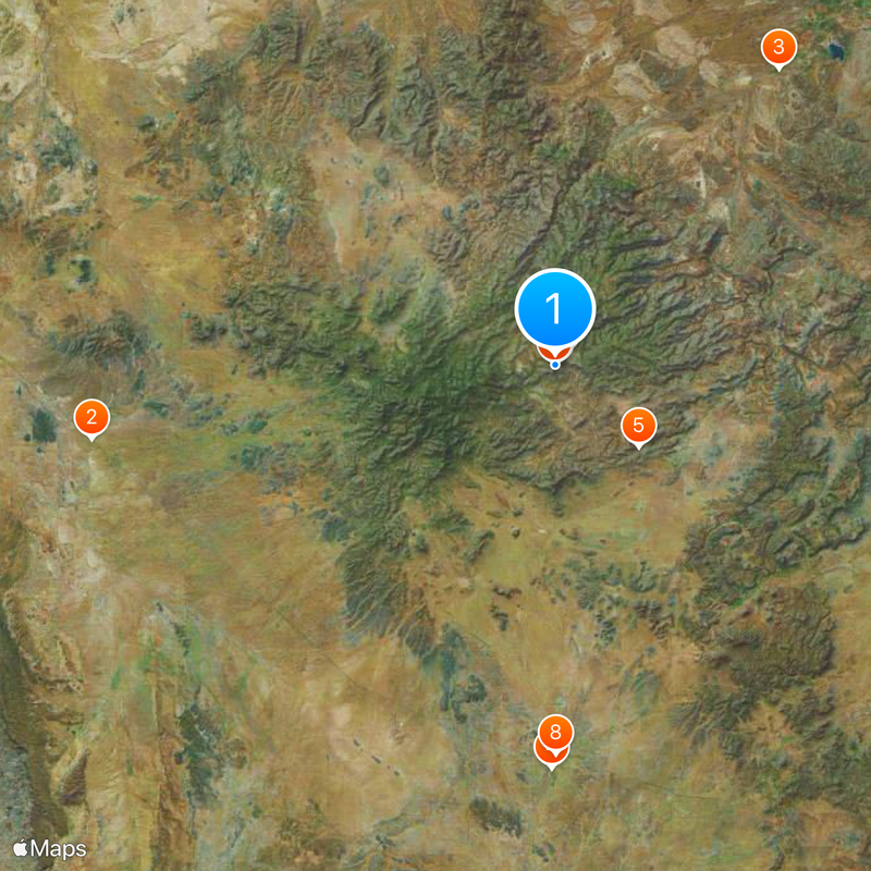 McDonald Observatory Map