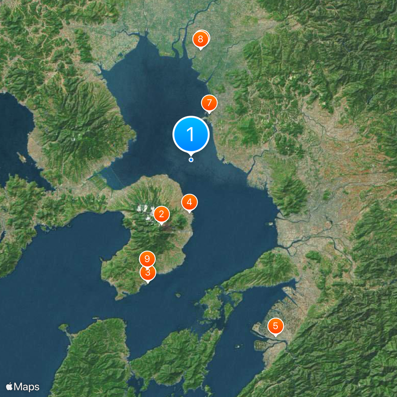 Ariake Sea Map
