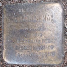 Stolperstein en memoria de Nathan Max Nathan