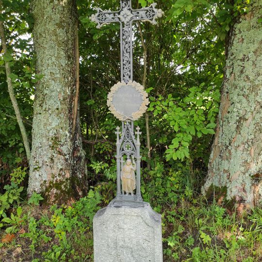Kříž u staré silnice z Černé v Pošumaví na Mokrou