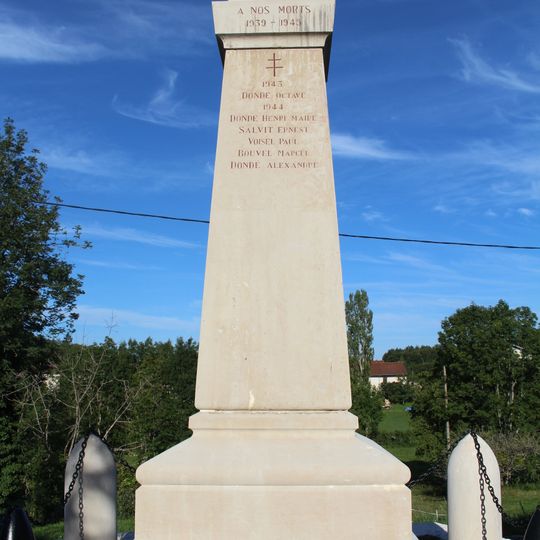 War memorial of Grand-Corent