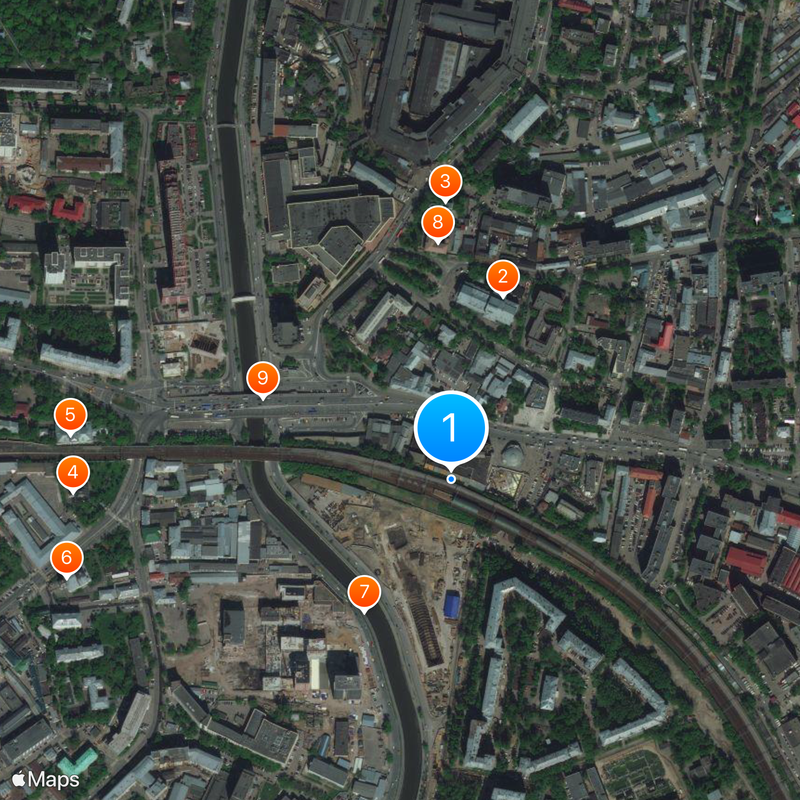 Elektrozavodskaya Map