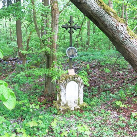 Kříž na rozcestí v severní části Merboltic