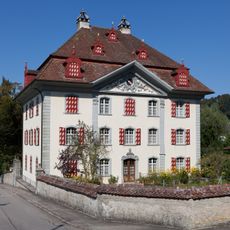 Rectory with tithe barn