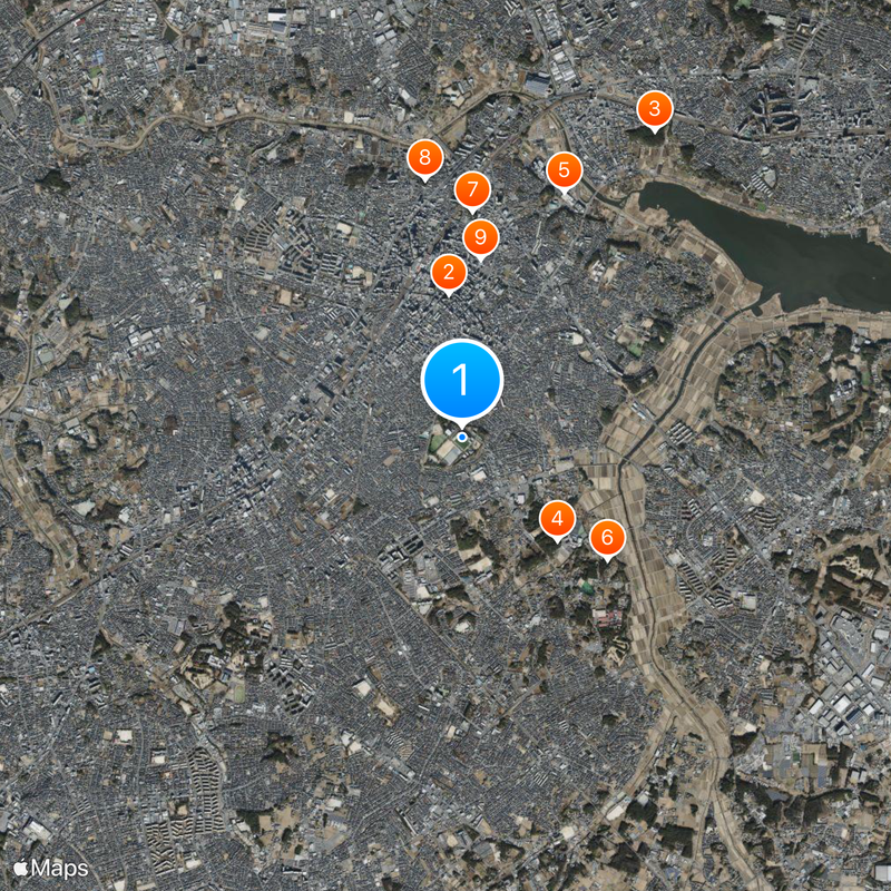 Hitachi Kashiwa Soccer Stadium Map
