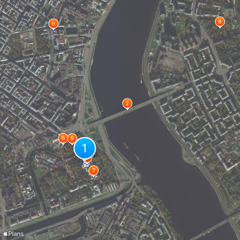 Monastère Saint-Alexandre-Nevski Carte