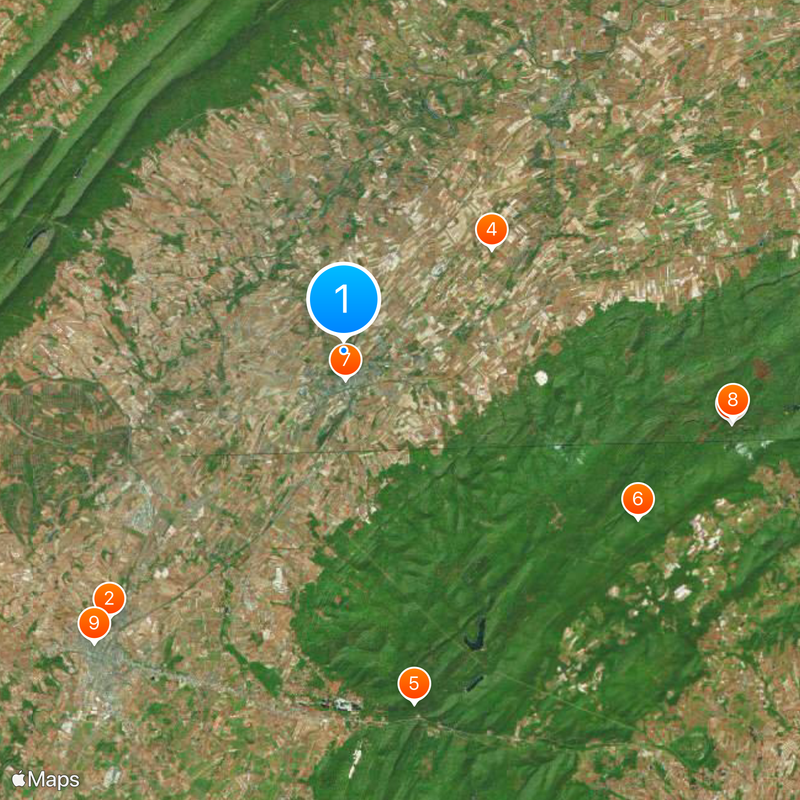 Shippensburg University of Pennsylvania Mappa