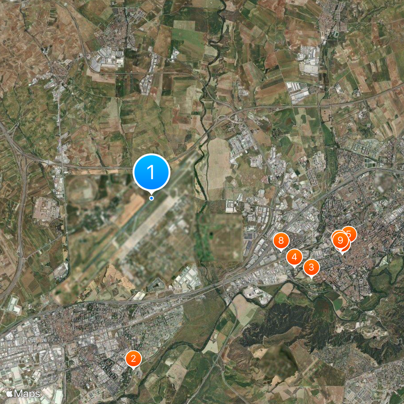 Base Aérea de Torrejón de Ardoz Mapa