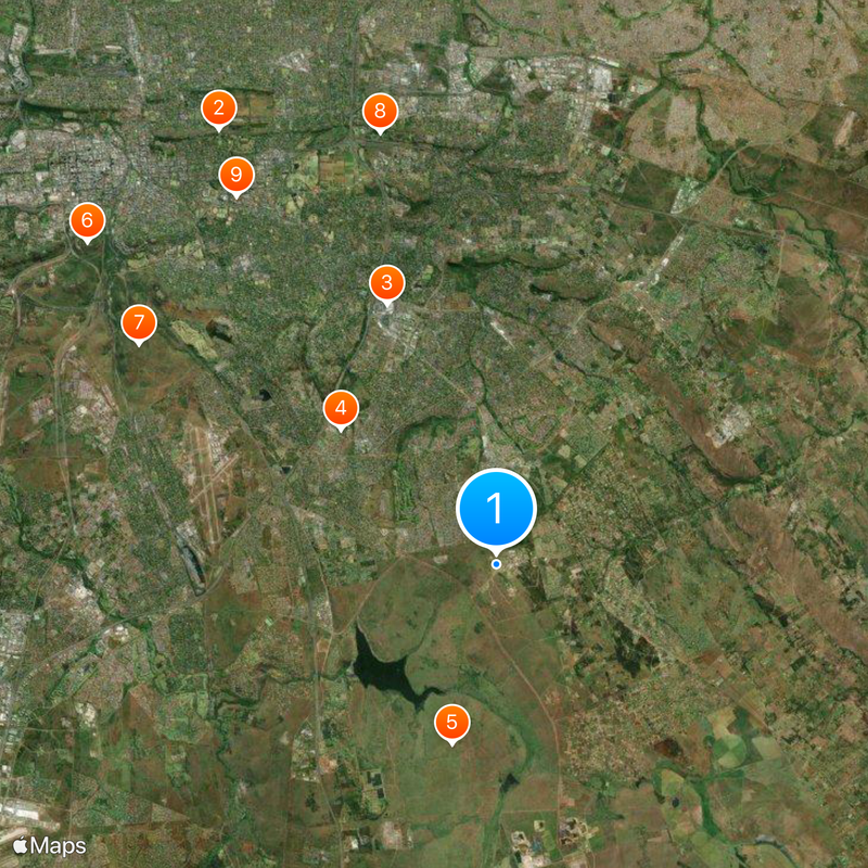 State Security Agency Map