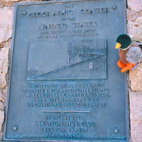 Geographic center of the contiguous United States