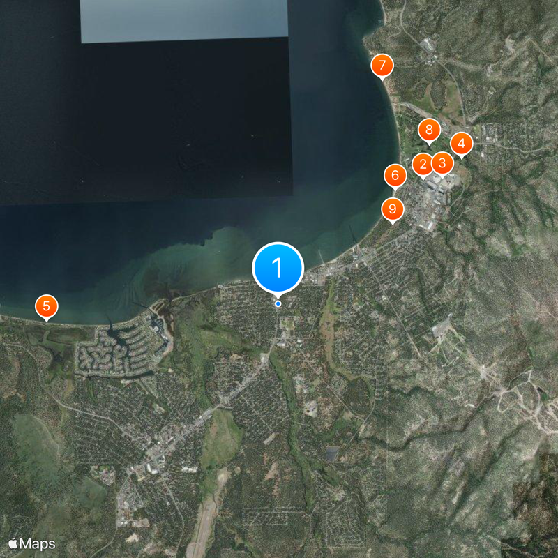 South Lake Tahoe Map