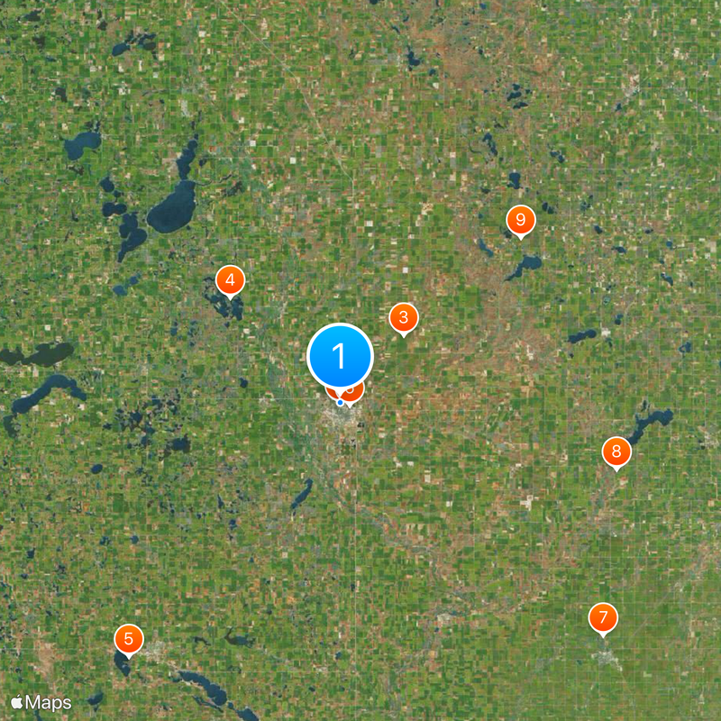 South Dakota State University Map