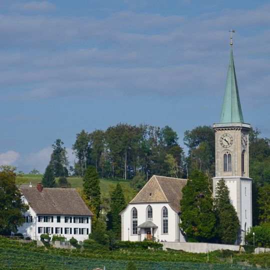 Reformed church with rectory