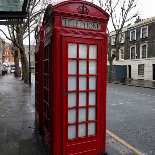 Southernmost Of Pair Of K2 Telephone Kiosks Next To Sadler's Wells