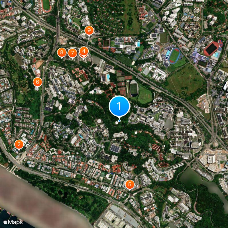 Yale-NUS Map