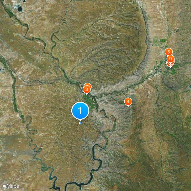 Greater Green River Intergalactic Spaceport Map