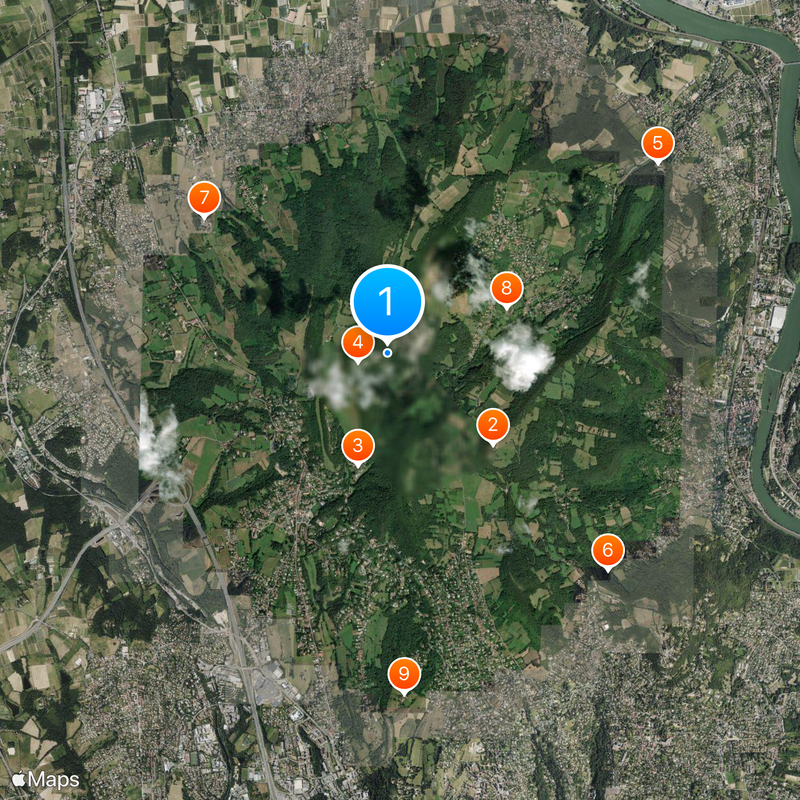 Mont Verdun Air Base Map