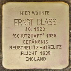 Stolperstein dedicated to Ernst Blass