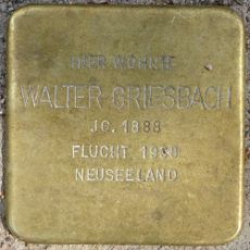 Stolperstein dedicated to Walter Griesbach