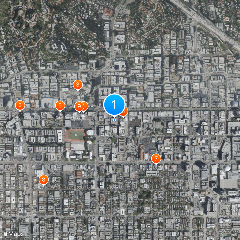 Musicians Institute Map