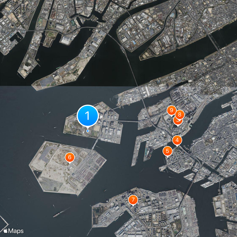 Maishima Baseball Stadium Map