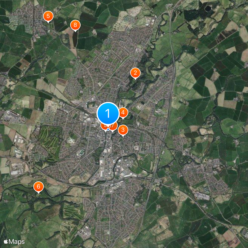 Kilmarnock Map