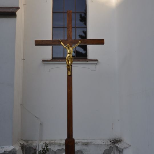Wooden cross in Brno-Líšeň