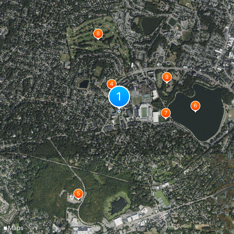 Boston College Map