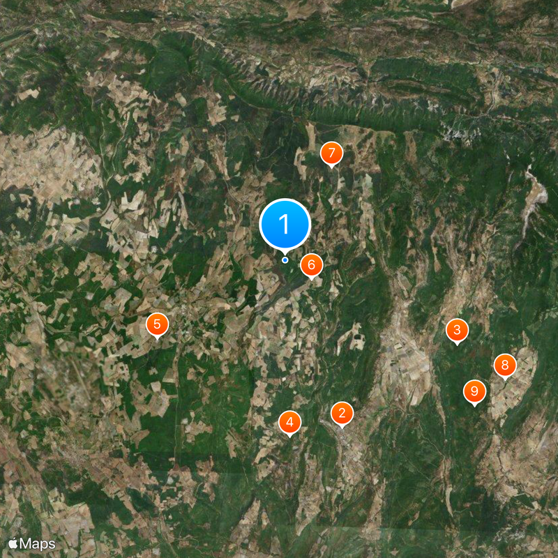 Montagne d'Albion Map