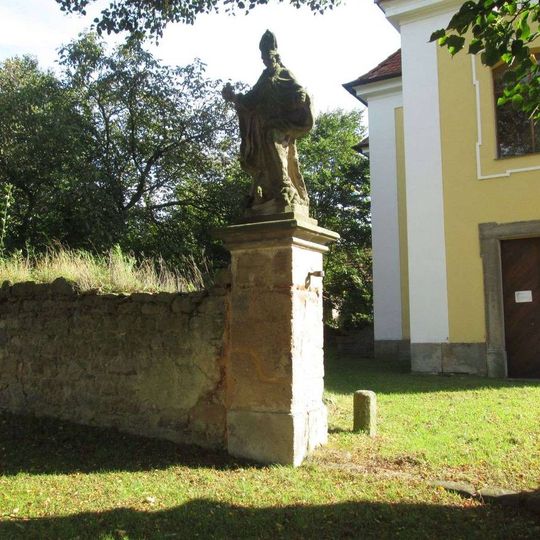 Socha svatého Prokopa v Krtech