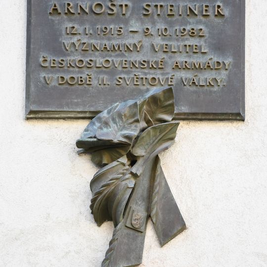 Pamětní deska Arnošta Steinera v Brně