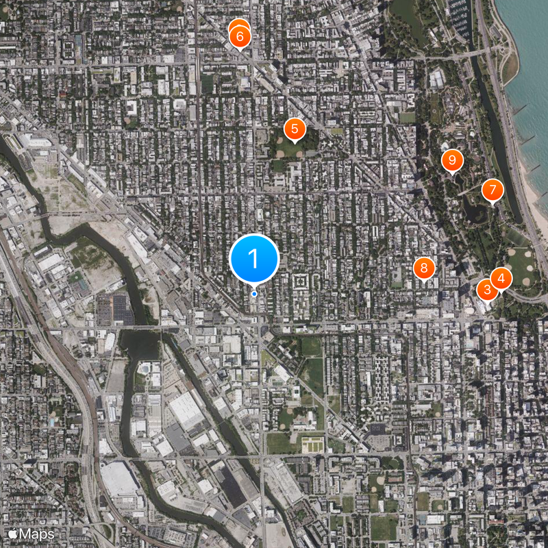 Steppenwolf Theatre Company Map