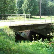 Most přes Stěžovský potok před ústím do Líšnického potoka