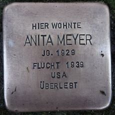 Stolperstein dedicated to Anita Meyer