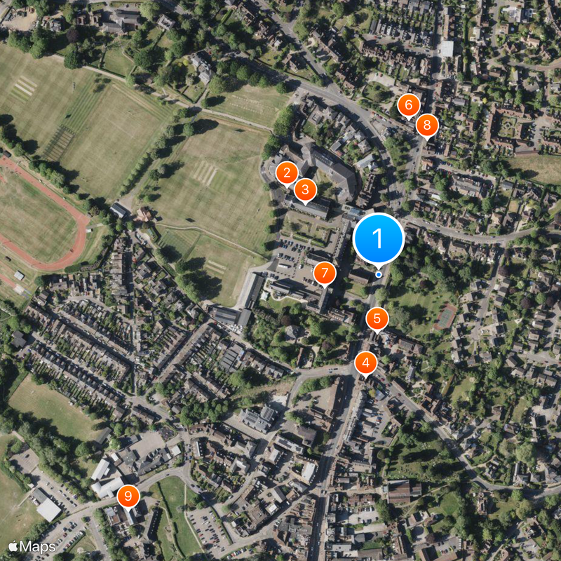 Tonbridge School Map