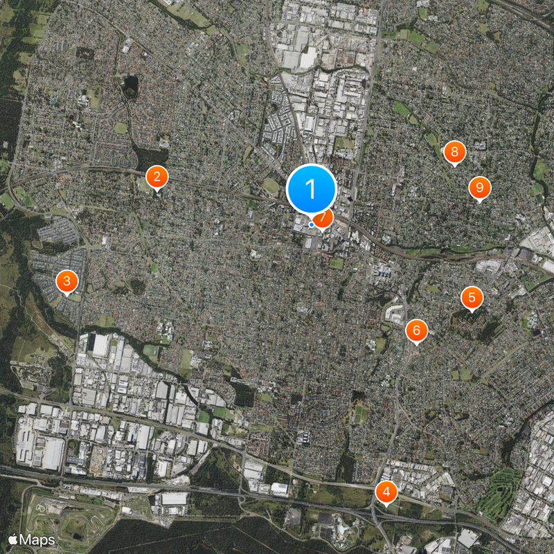 Blacktown Map