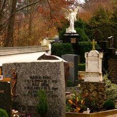 Friedhof mit Umfassungsmauer