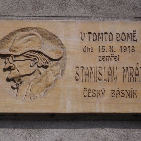 Plaque to Stanislav Mráz