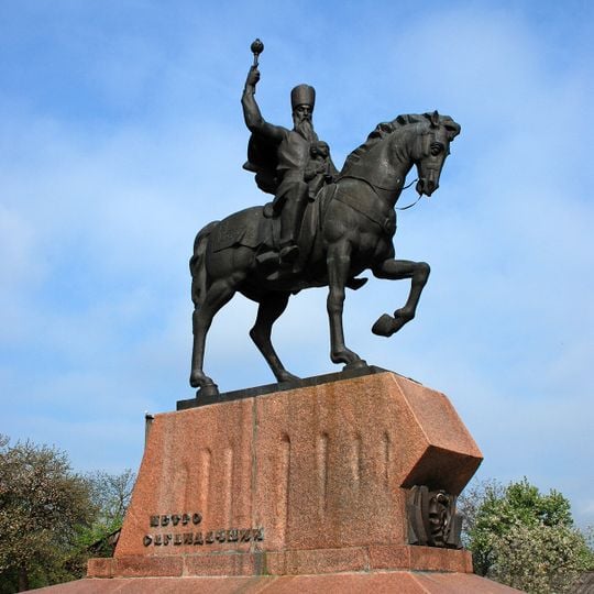 Monument to Petro Sahaidachyi in Kulchytsi
