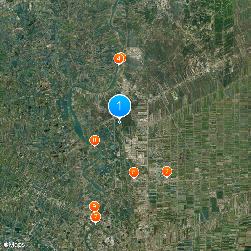 Outer Bangkok Ring Road Map