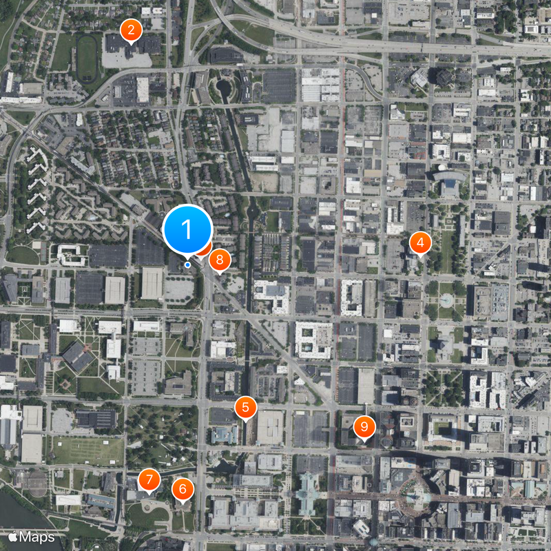 Sigma Theta Tau Map