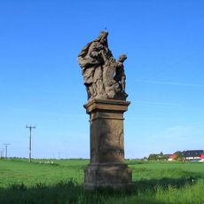 Statues of Saint Ludmila with Saint Wenceslaus in Středokluky